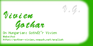 vivien gothar business card